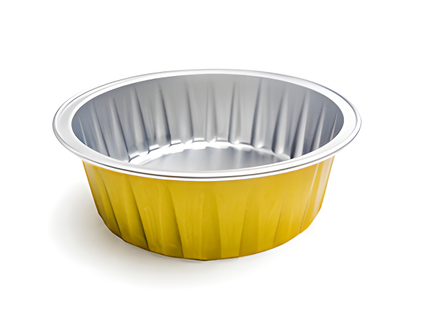 Foil Containers Hub FCH-B100 - Round Pudding & Bakery Cup (3OZ / 100ML)