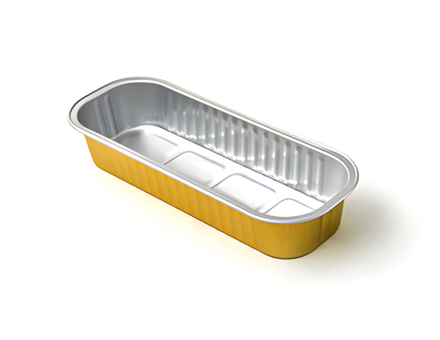 Foil Containers Hub FCH-C200B - Rectangular Foil Baking Cup (7OZ / 200ML)