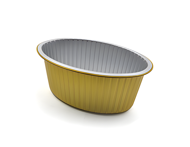 Foil Containers Hub FCH-C2400E - Eco-Friendly Rectangular Container (81OZ / 2400ML)